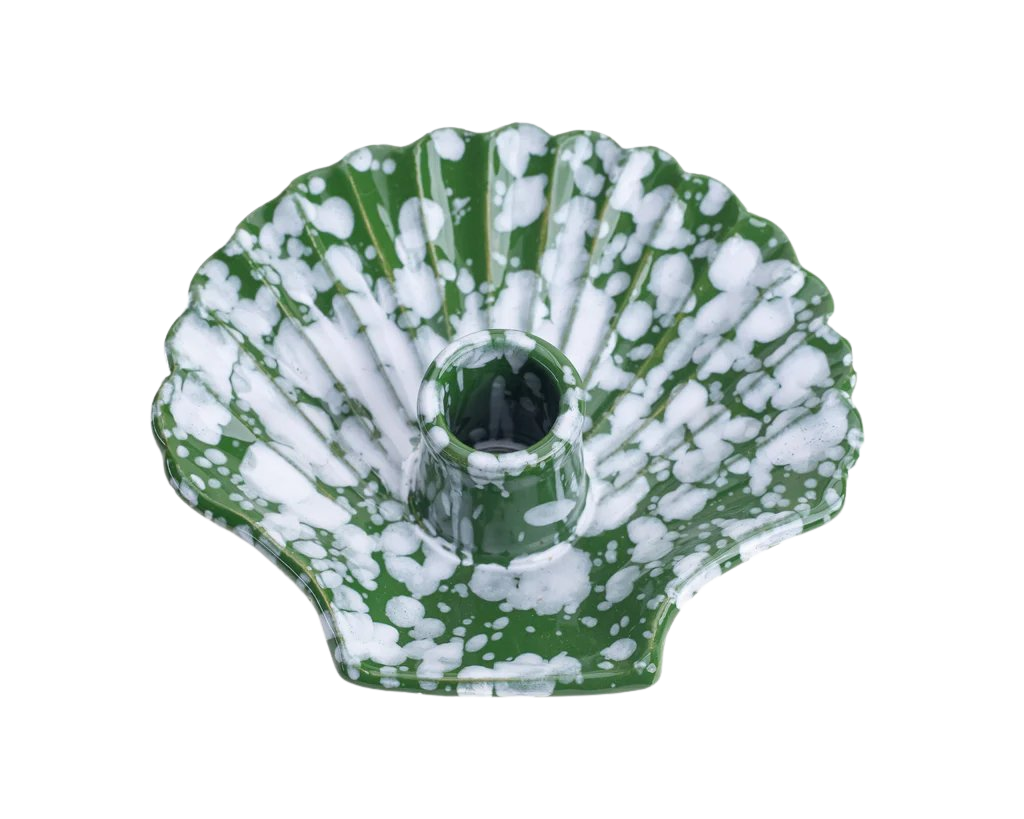 Concha Candle Green