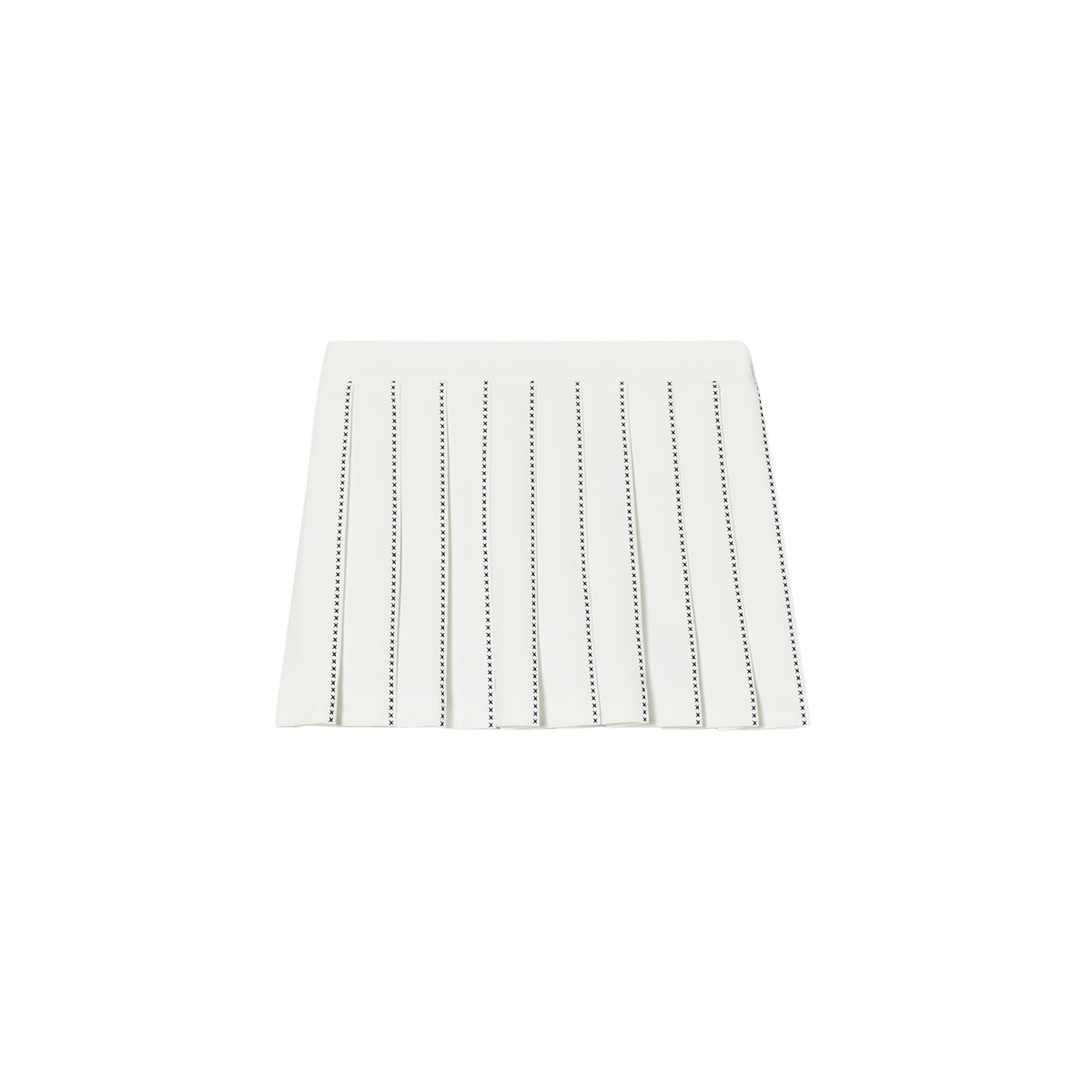X-EMBROIDERED TENNIS SKIRT