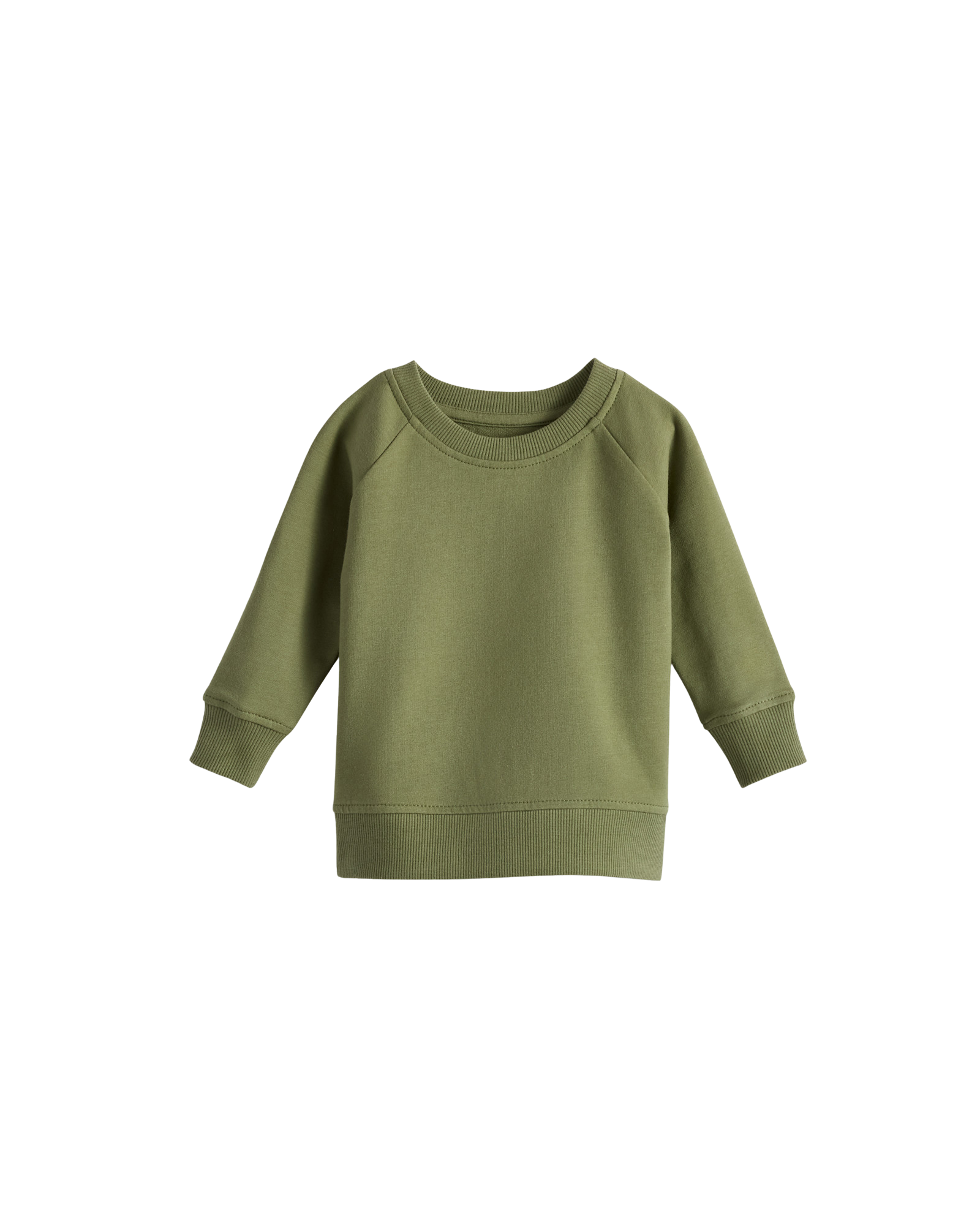 Organic Cotton French Terry Crew Neck Sweatshirt