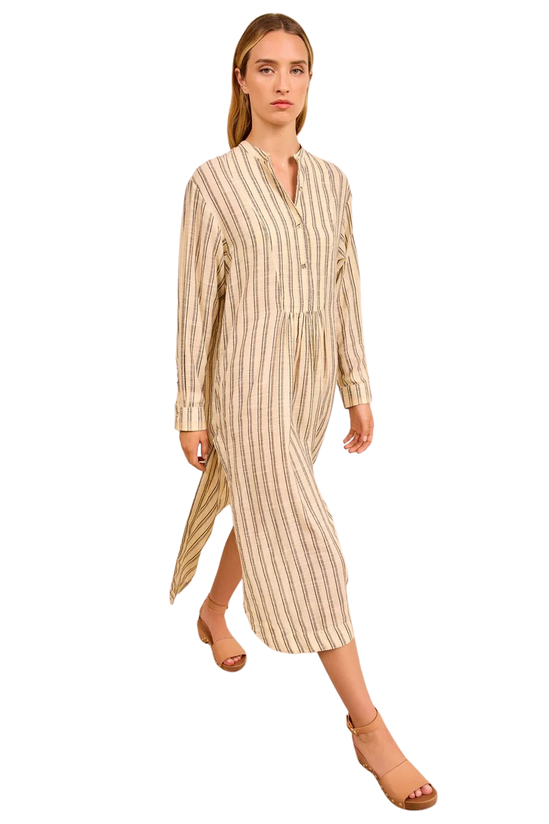 Brita Striped Dress Coverup