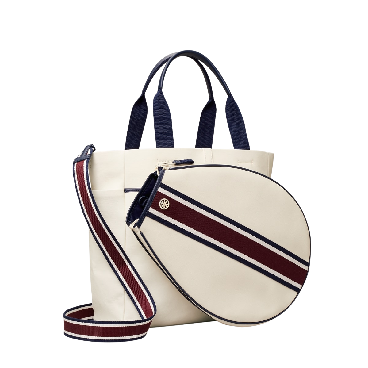 STRIPED TENNIS TOTE