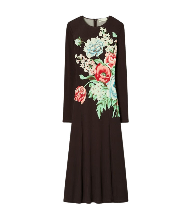 PRINTED JERSEY DRESS