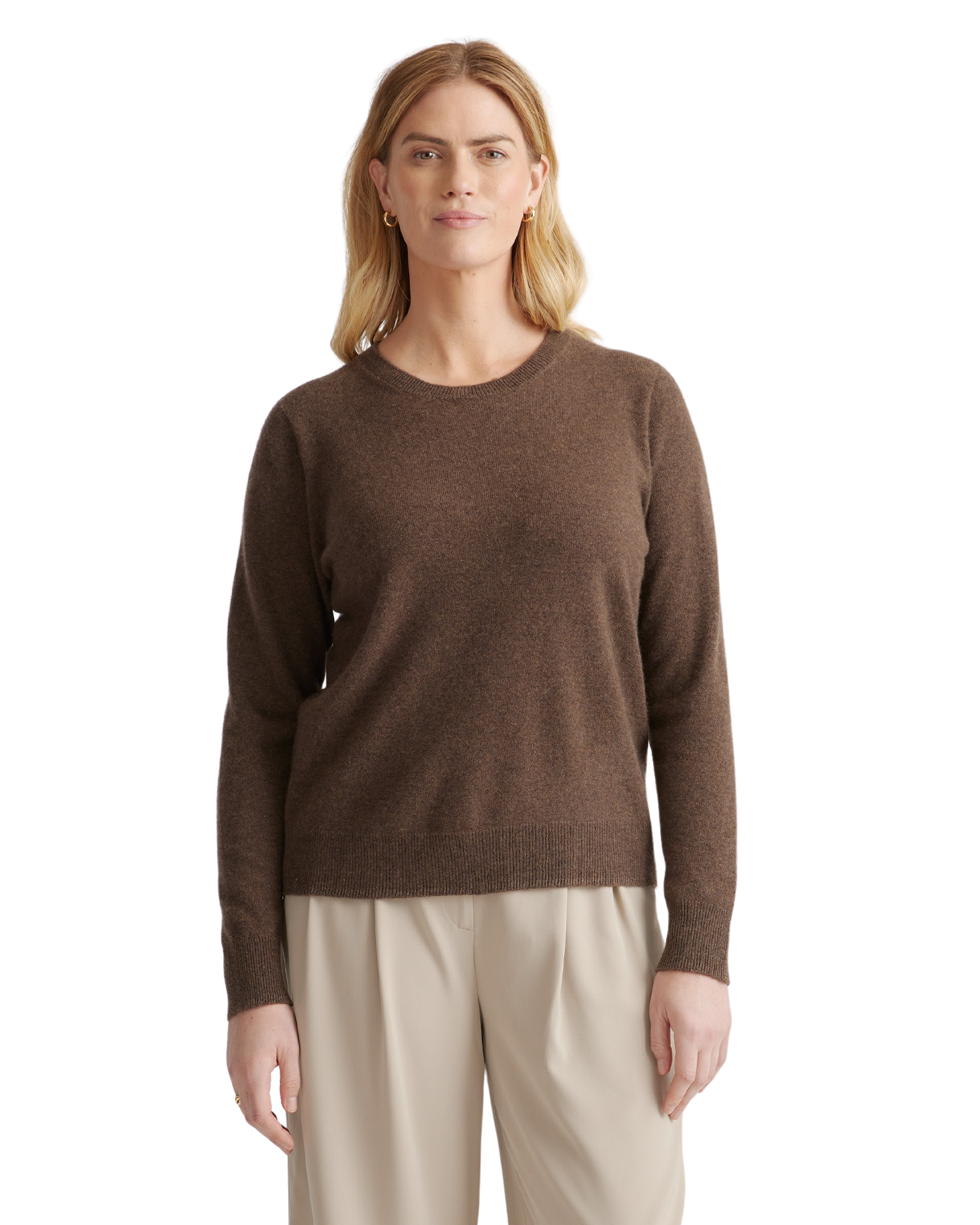 Mongolian Cashmere Crewneck Sweater