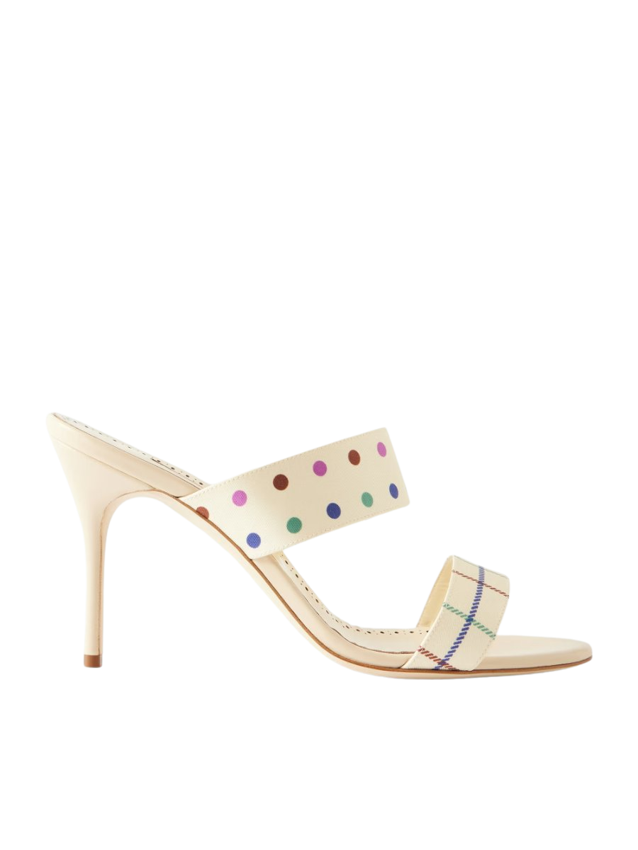 Ralotapla 90 printed twill mules