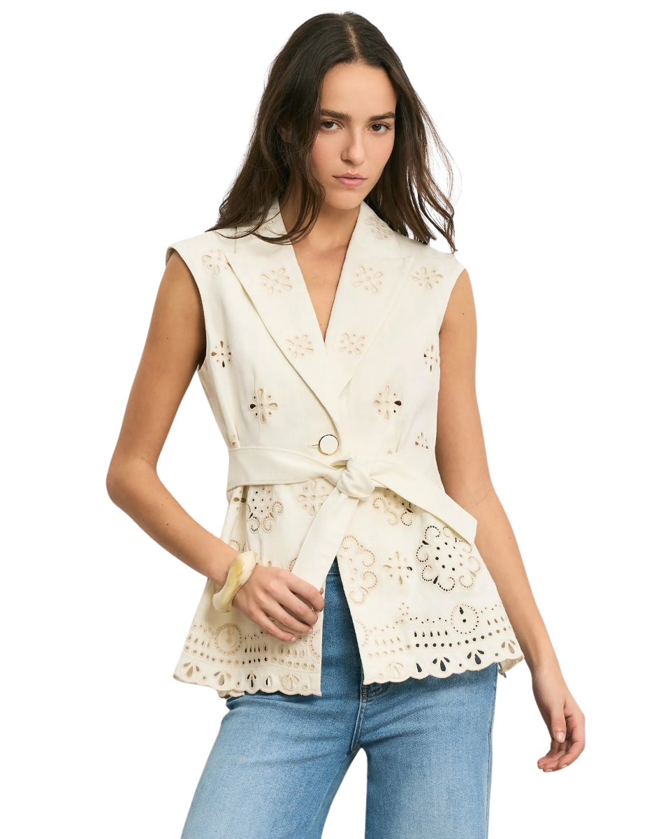 VB x CFDA Townes Eyelet Vest