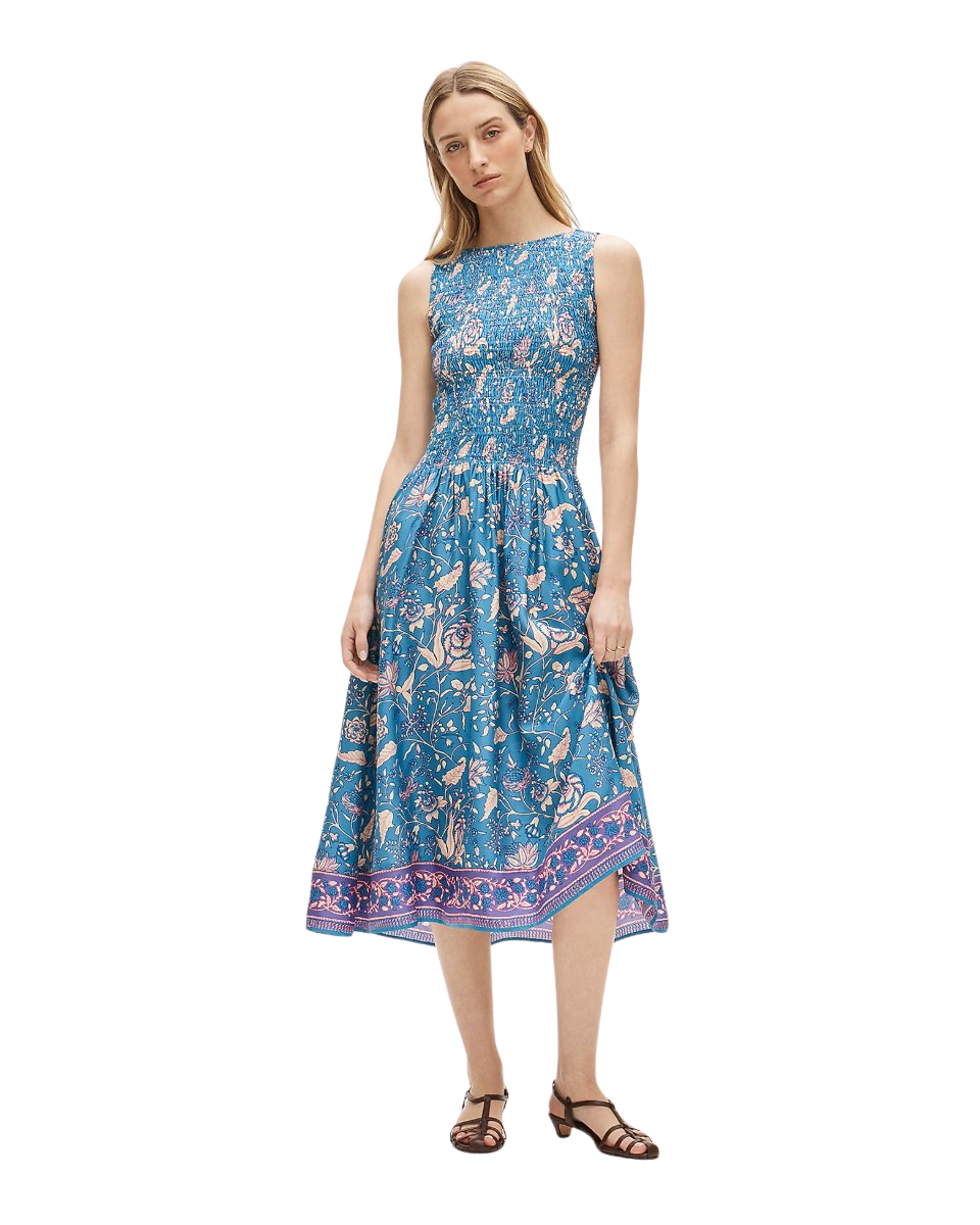 Lina midi dress in floral print