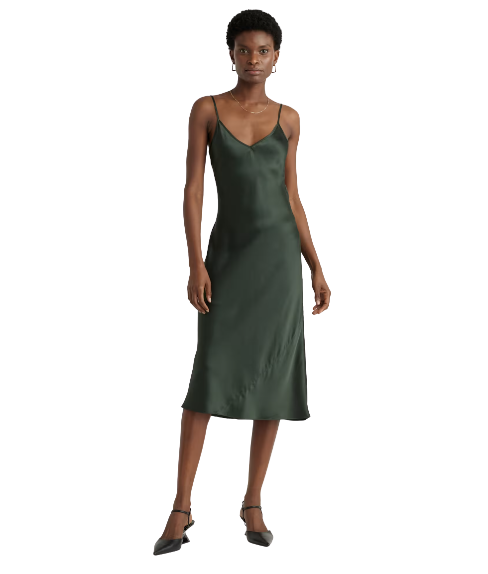 100% Washable Silk Slip Dress