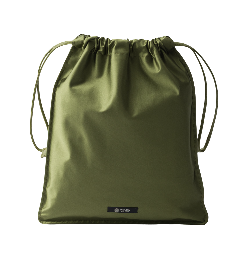 Prada Wish silk duchesse pouch