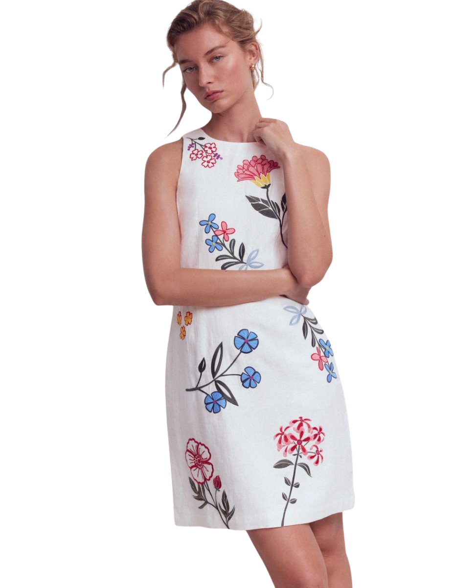 Occasion Short Linen Dress