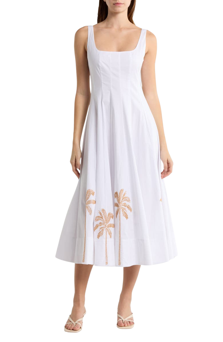 Wells Sleeveless Midi Sundress