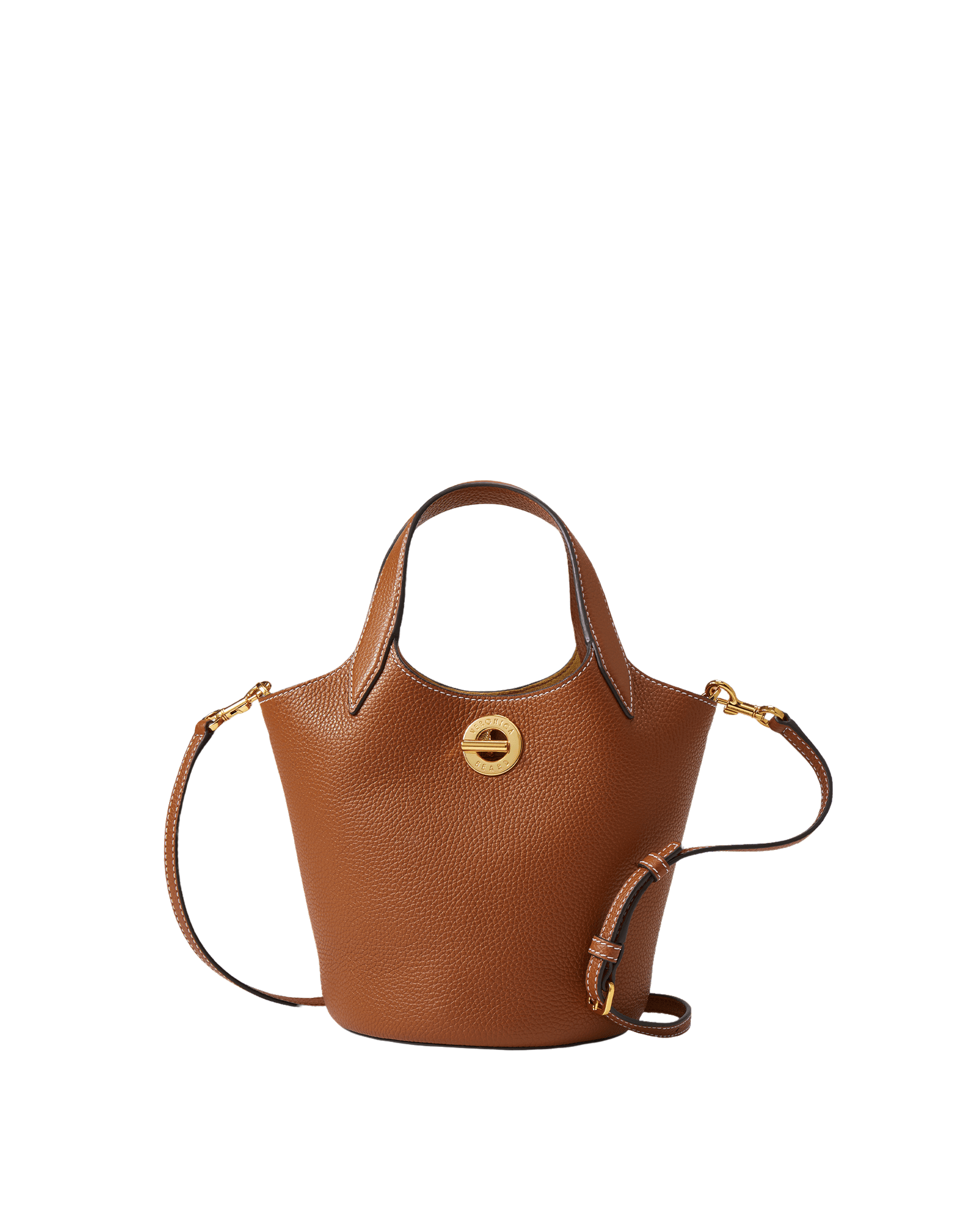 Anchor Bag Tan Leather Top-Handle Bag