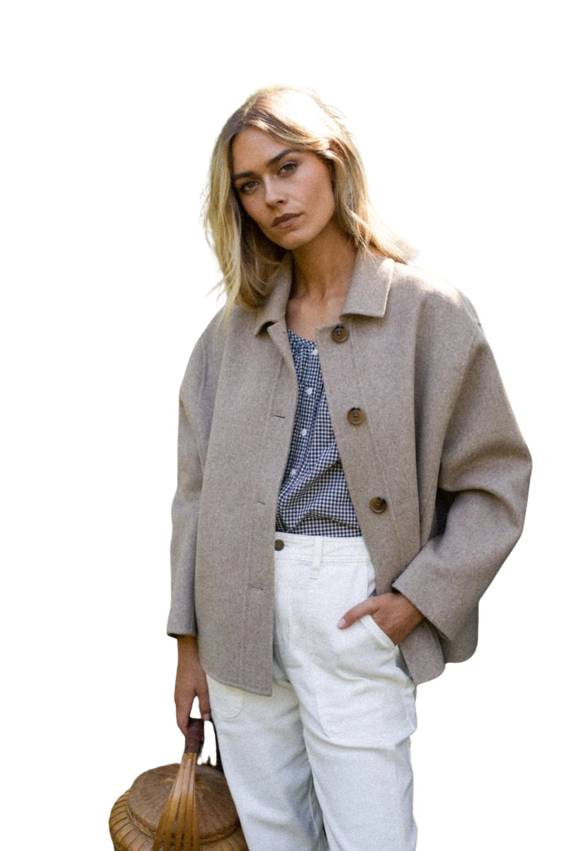 Ellis Coat - Oatmeal Heather