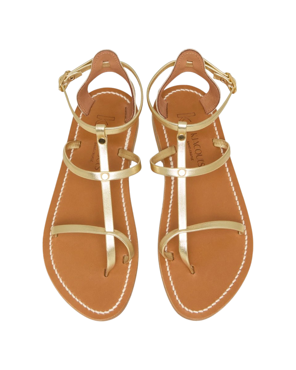 Antioche Sandal in Platino Leather