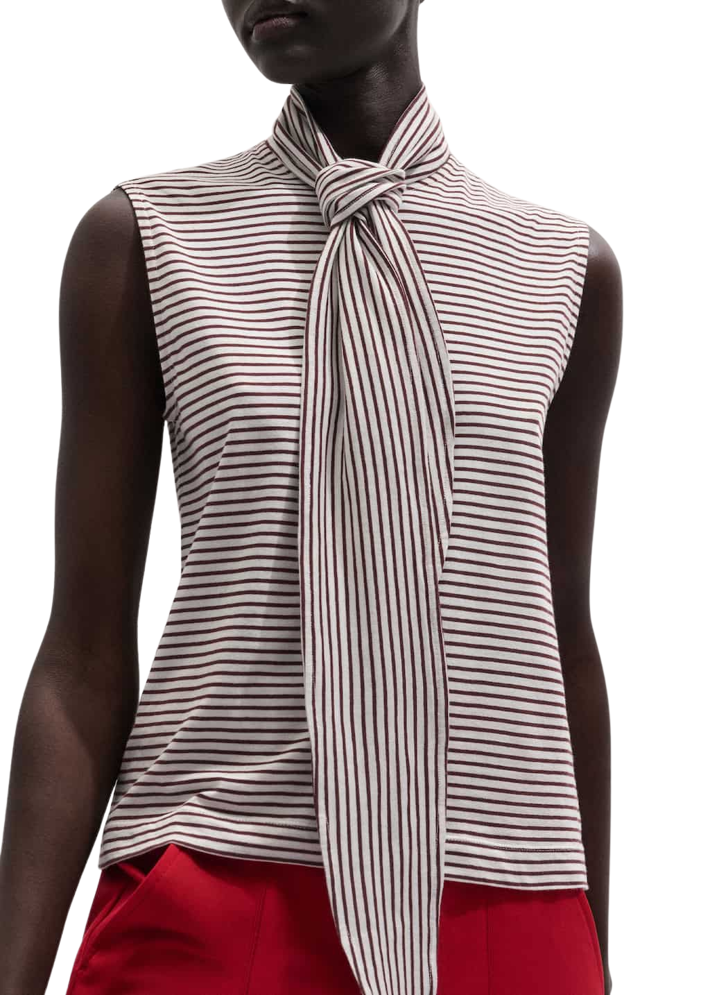 Scarf Neck Tank Impossibly Soft