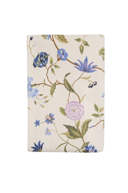 Blue and Lavender Blossom Tablecloth