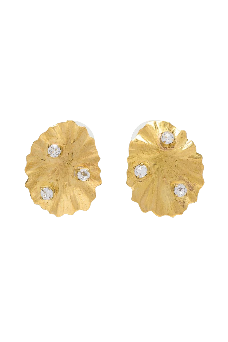 Embellished Shell Stud