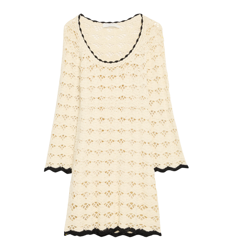 Zimmermann Rhiannon Crochet Mini Dress