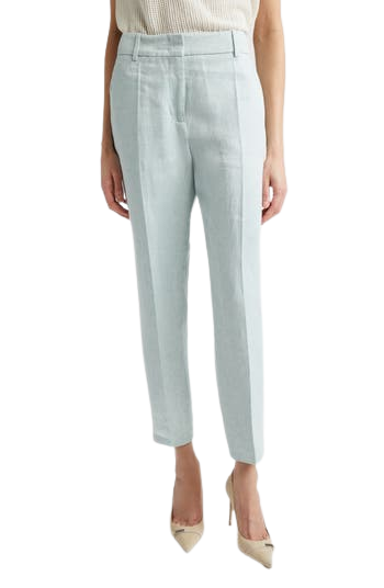 Slim Fit Linen Trousers