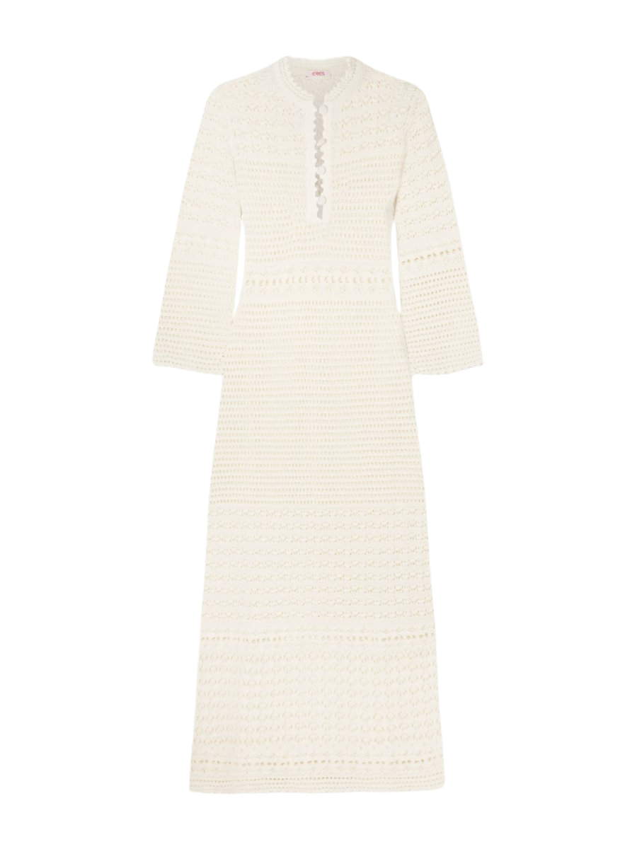 Madone open-knit maxi dress