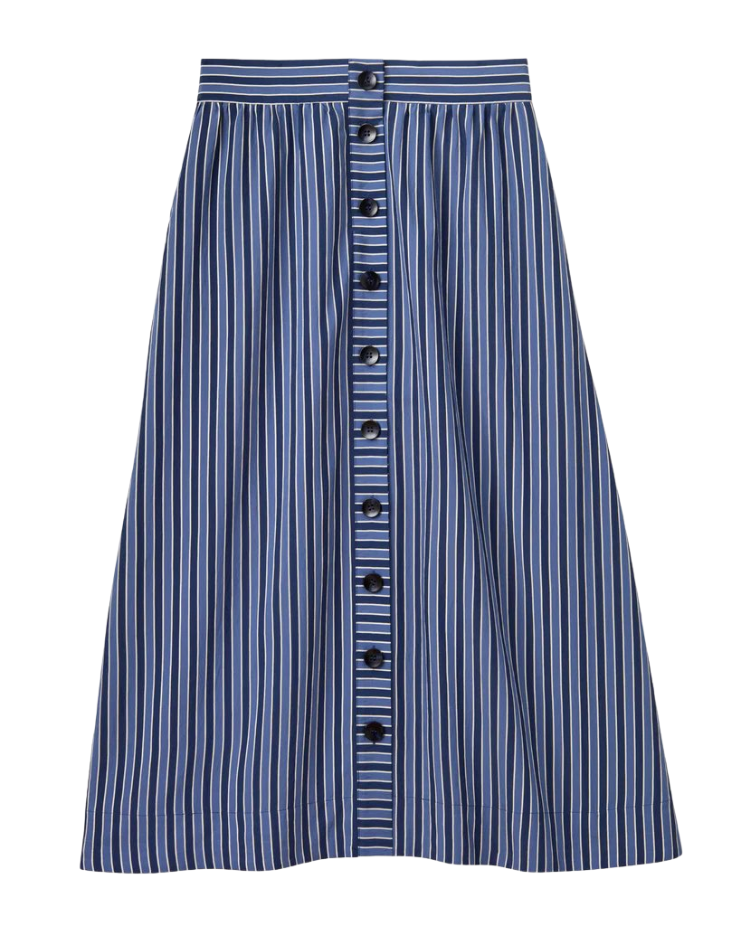 Ella Skirt in Coastal Stripe