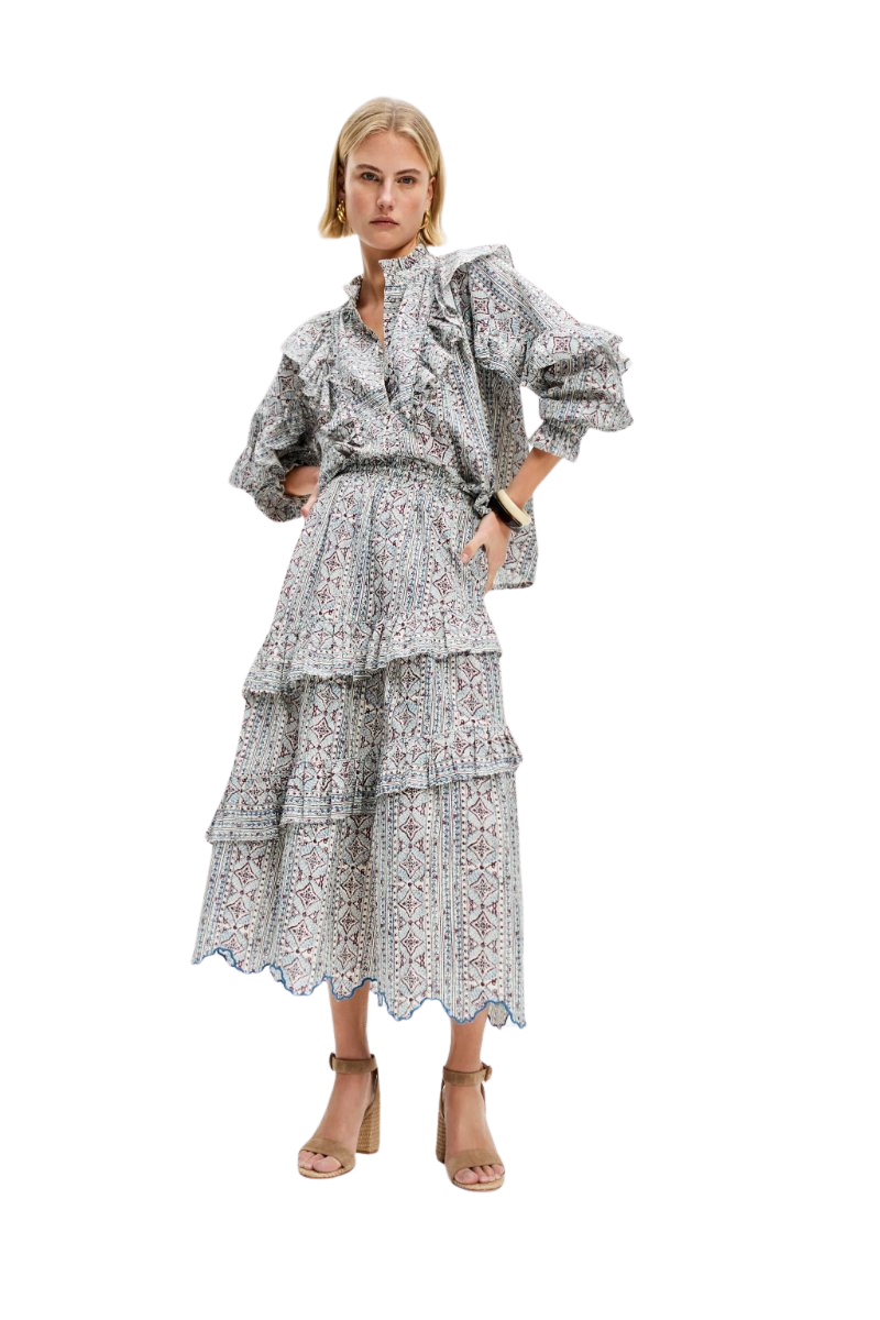 The Copain Skirt (Ginger Jar Print)