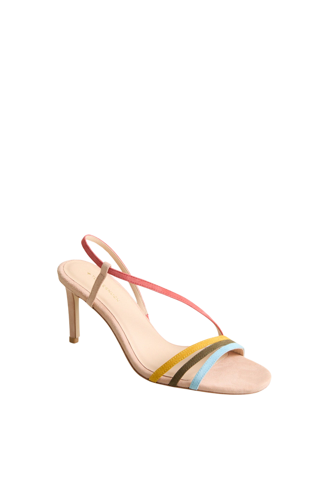 Rainbow Suede Scarlet Heels