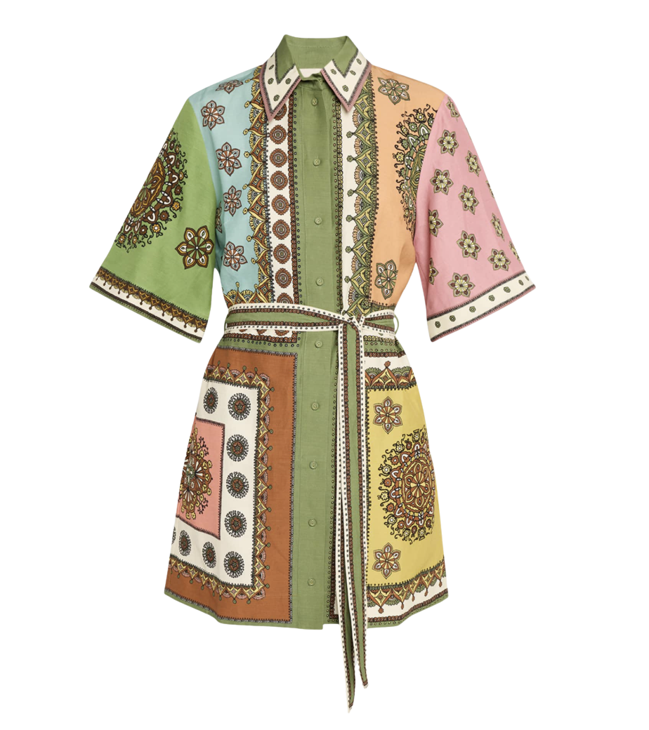 ALEMAIS Contina Mini Shirtdress