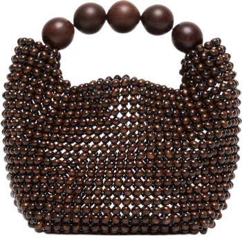 Clover Bead Top Handle Bag