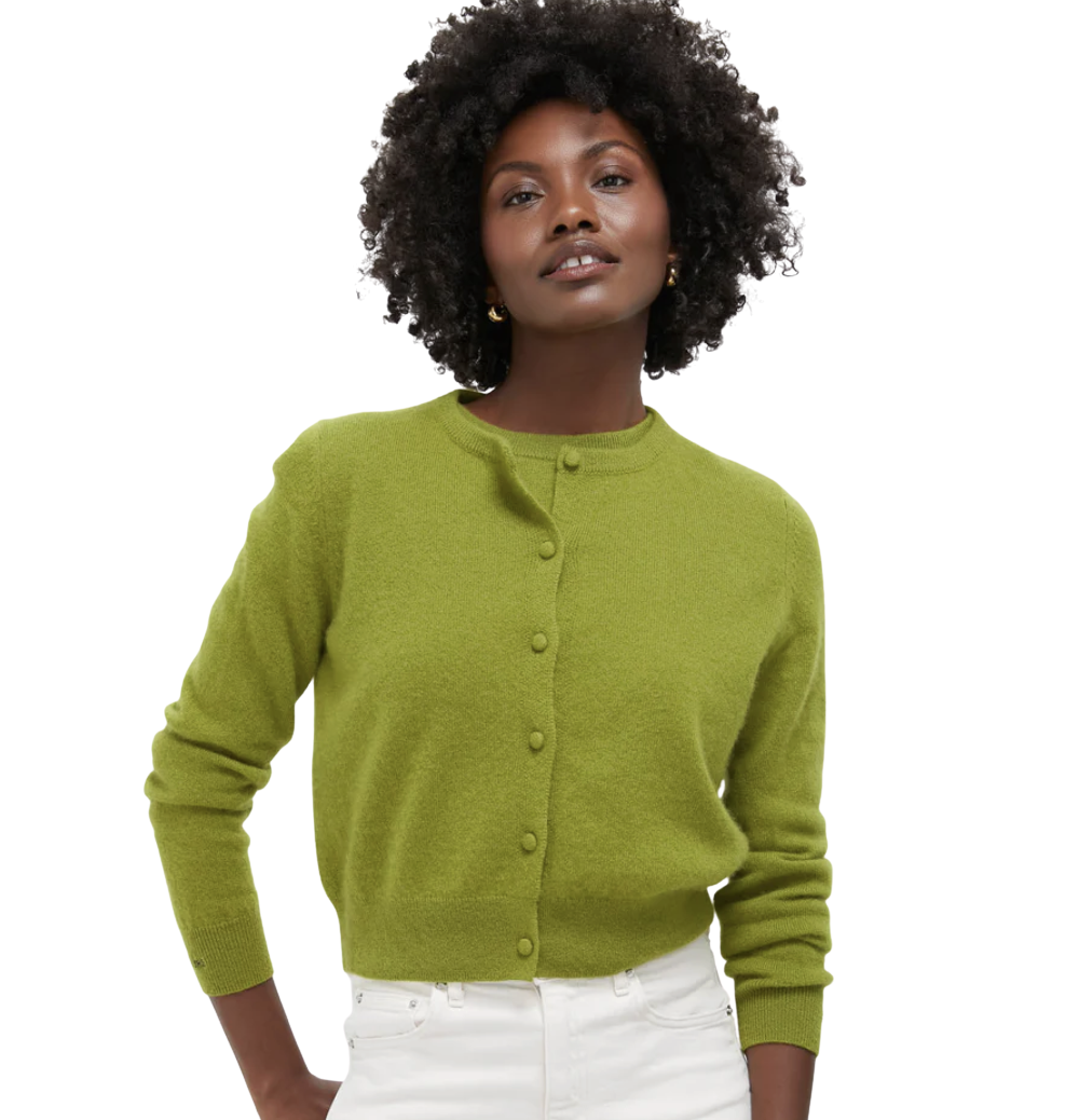 Woodbine Green Riley Cashmere Cardigan