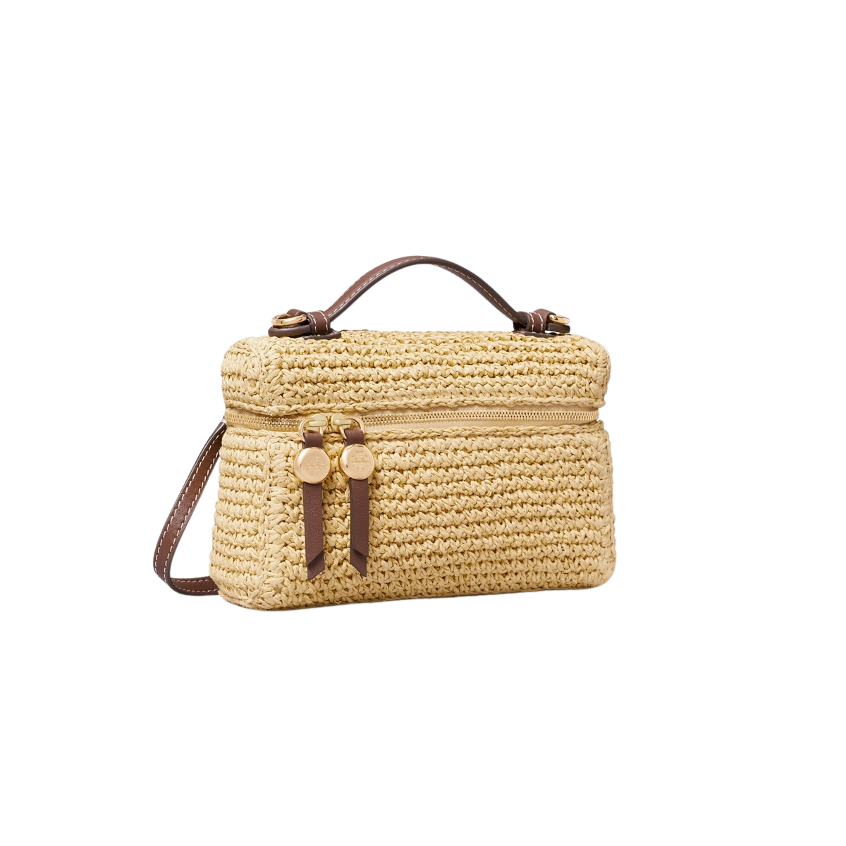 SLIM ROMY WOVEN TOP HANDLE BAG