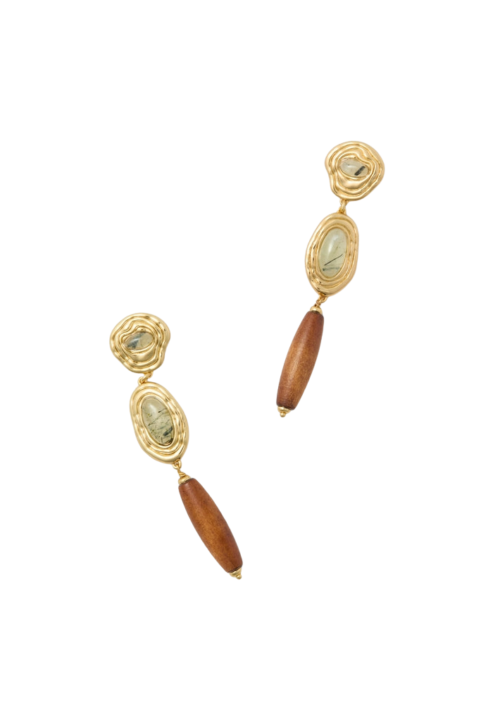 Green Savana Earrings