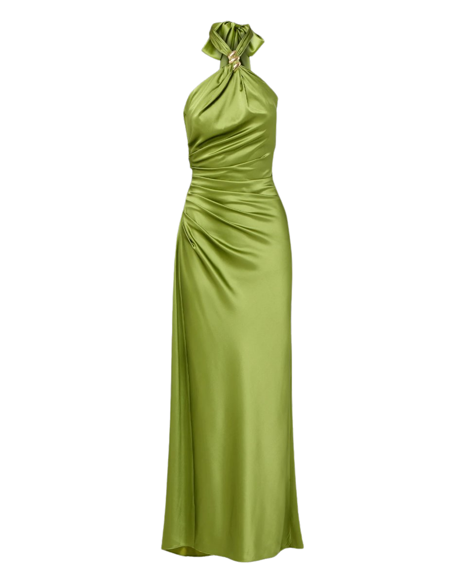 Izaren Halter Maxi Dress