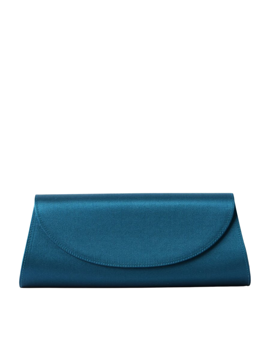 Opera satin clutch