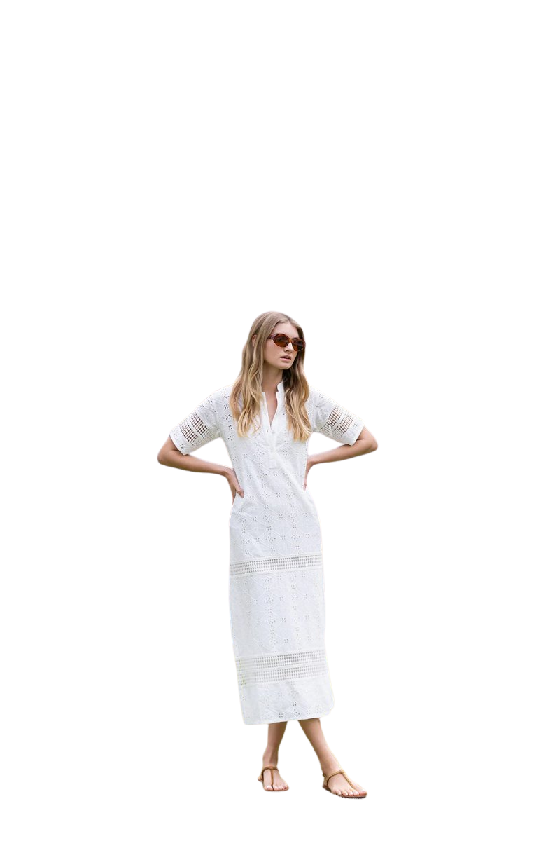 Short Sleeve Majorelle Eyelet