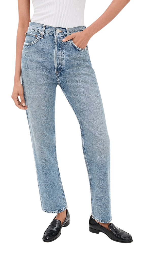 AGOLDE 90s Pinch Waist High Rise Straight Jeans