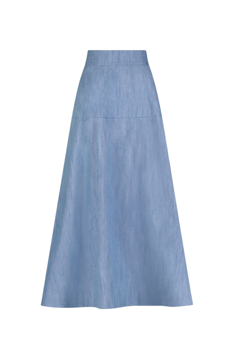 Denim A-Line Skirt
