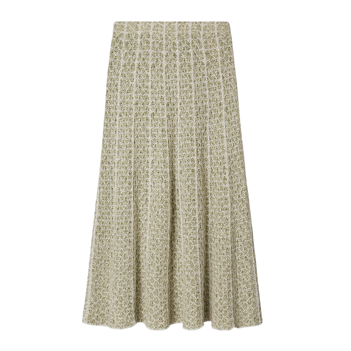 PLEATED KNIT SKIRT