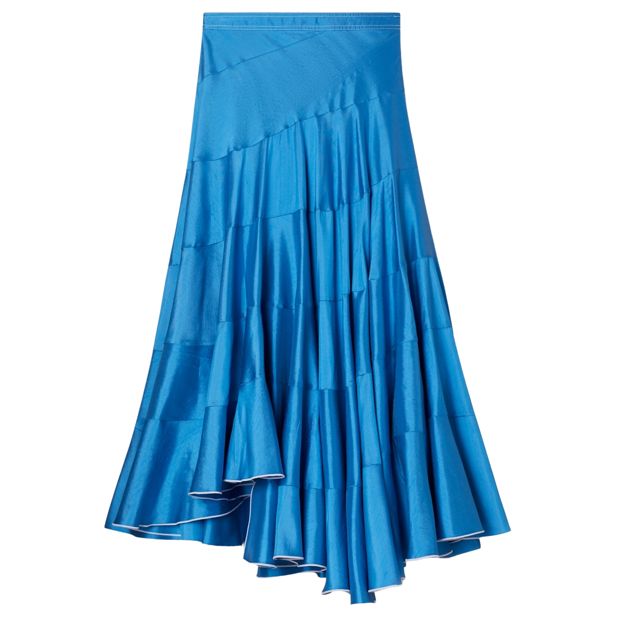 FLARED SILK SKIRT