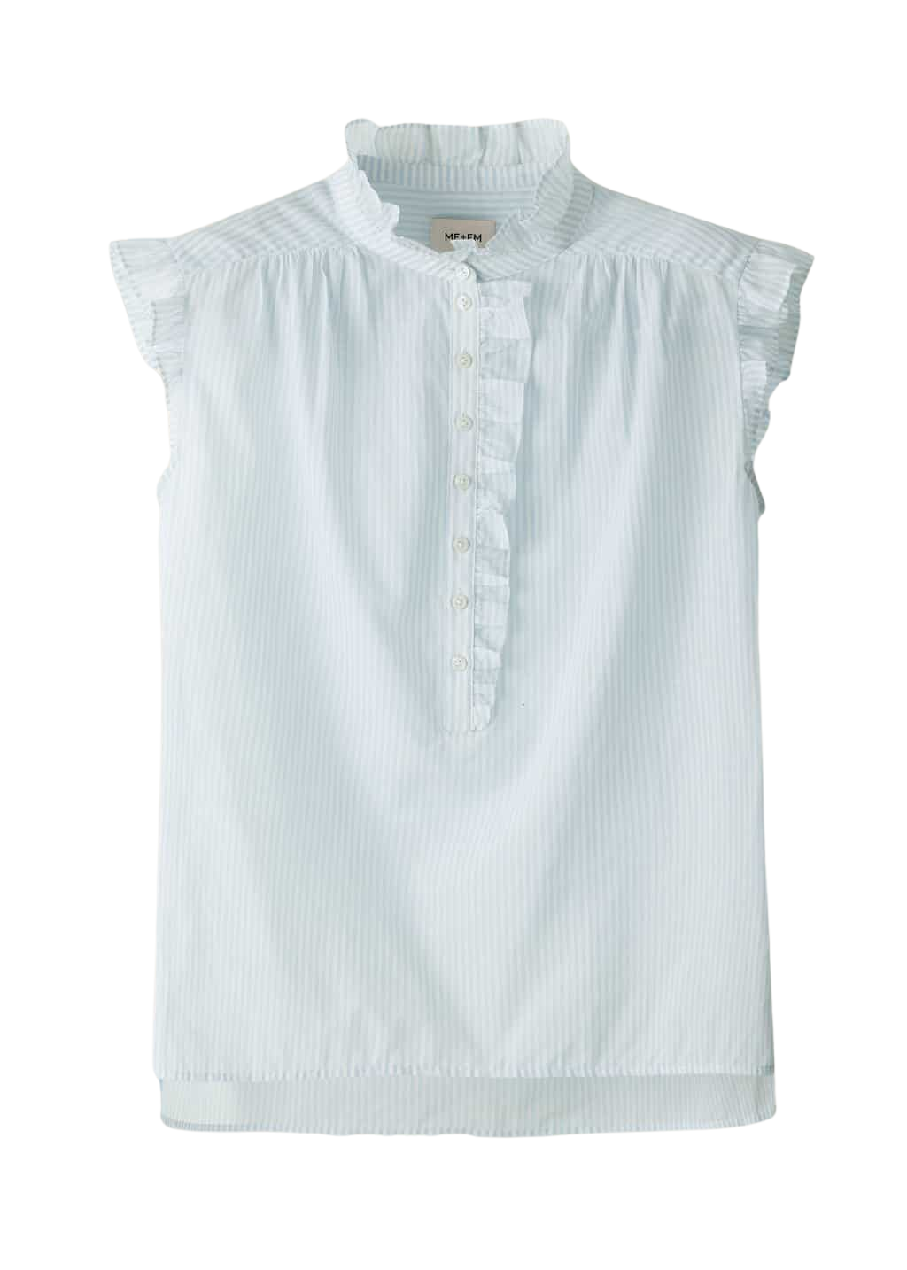 Soft Stripe Blouse Cotton Voile