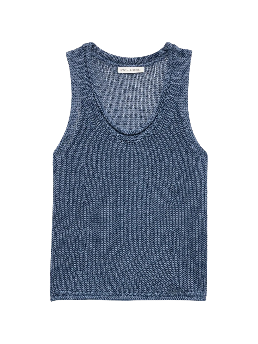 Heirloom Linen Sweater Tank