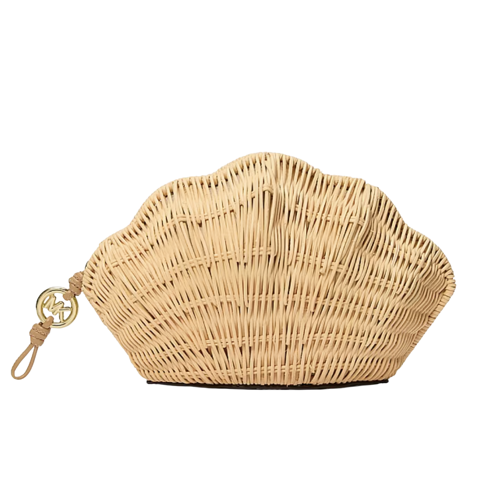Shelly Rattan Clutch