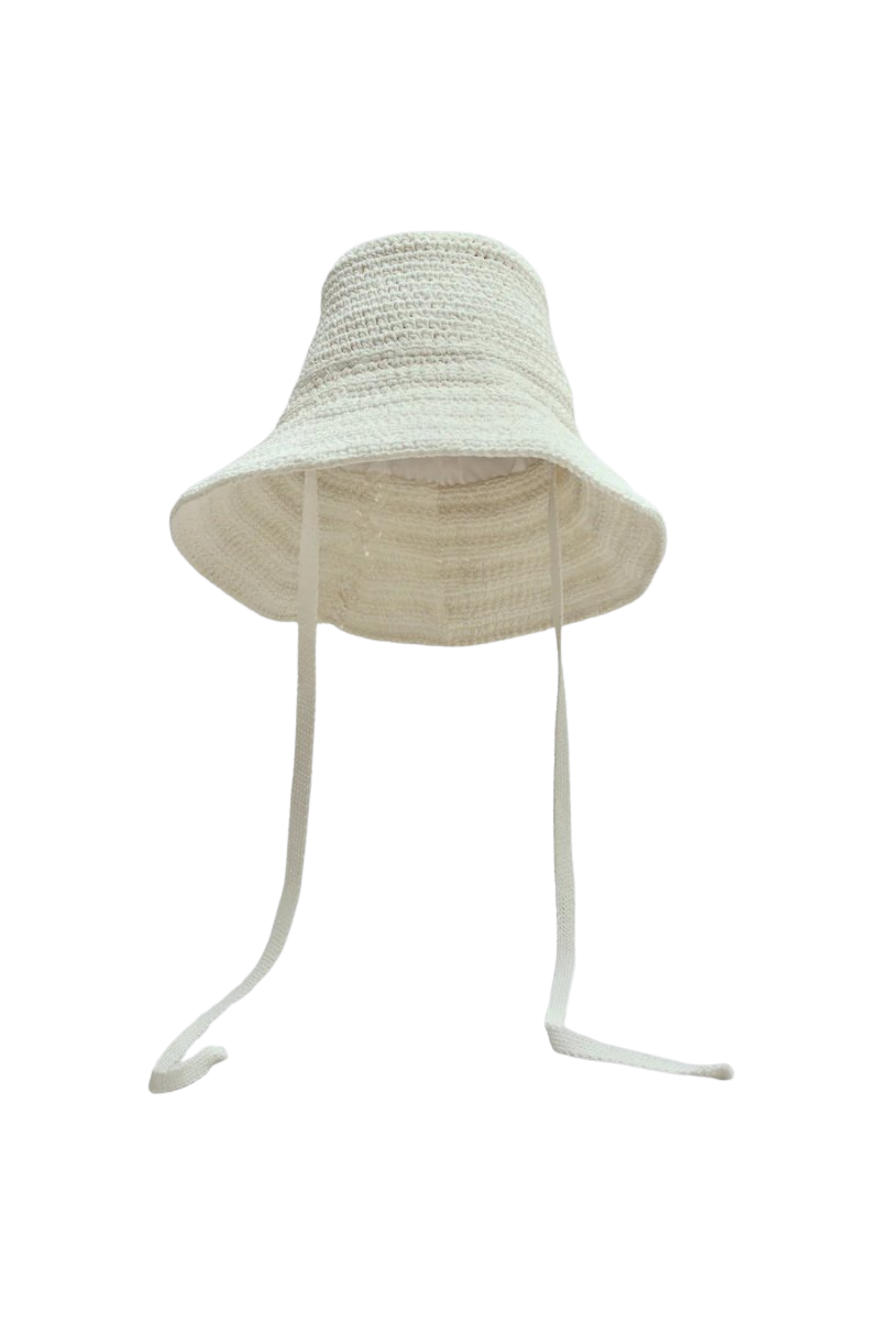 Anouk Hat in Cotton Blend Crochet