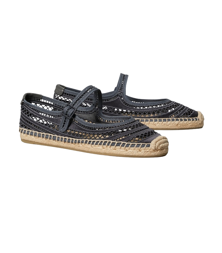 OPEN WEAVE MARY JANE ESPADRILLE