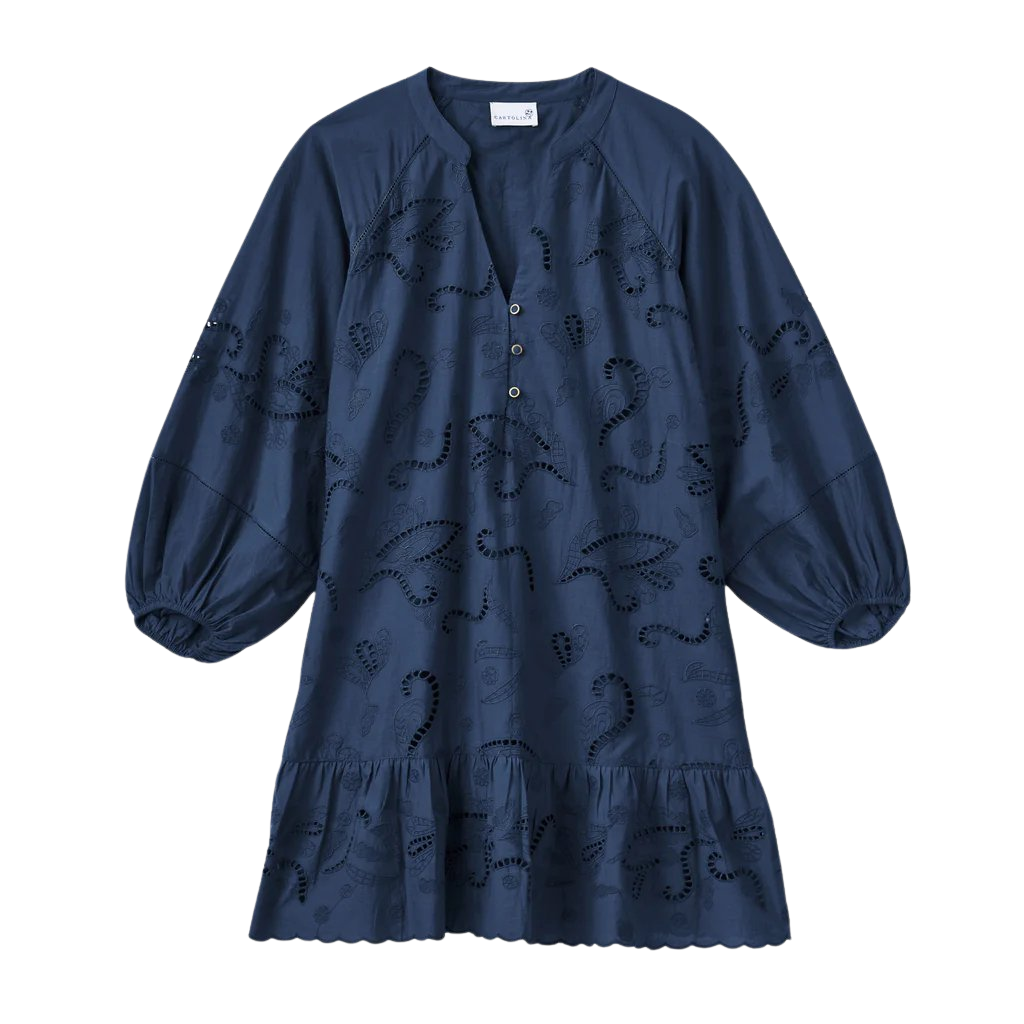 Selwin Dress in Midnight Blue