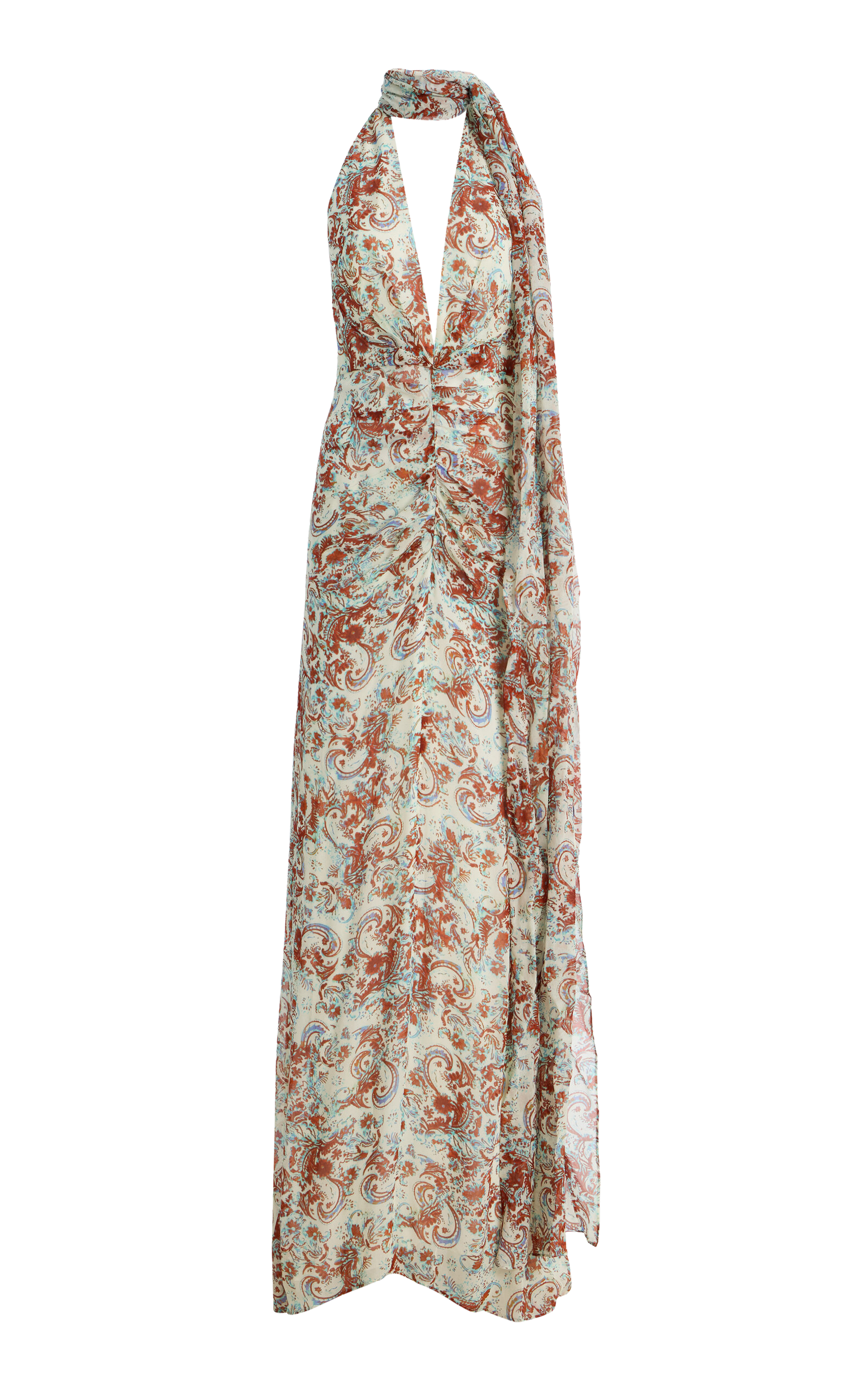 Exclusive La Isla Formentera Chiffon Maxi Dress