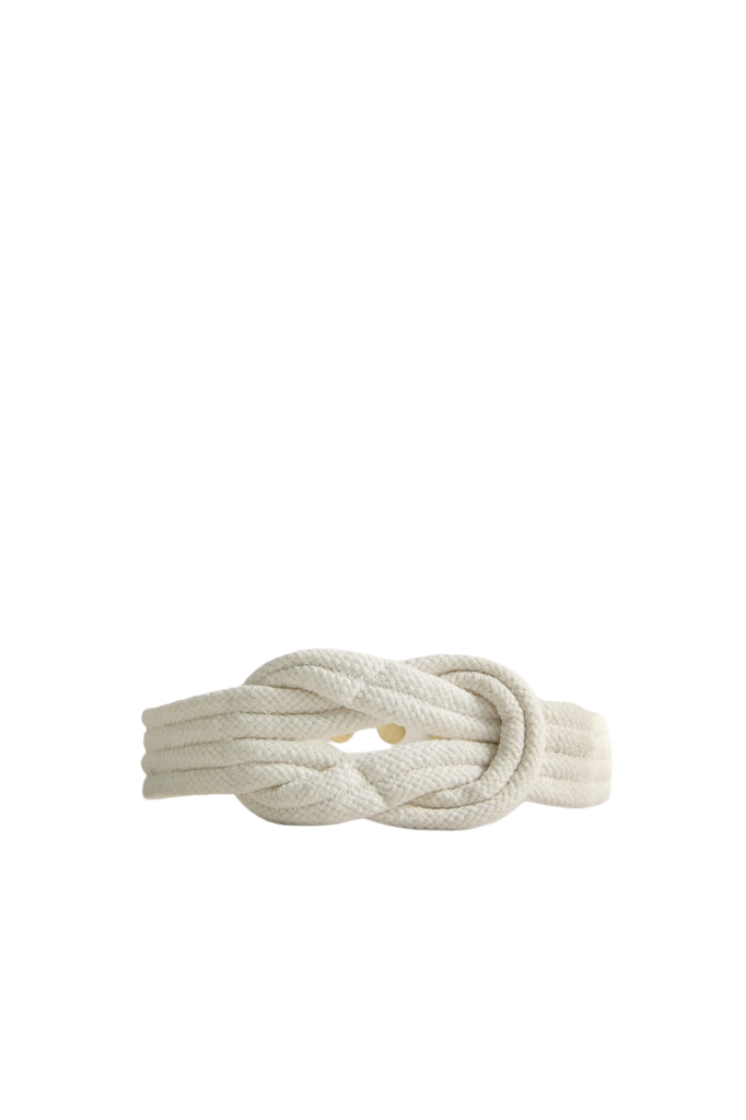 White Rope Belt