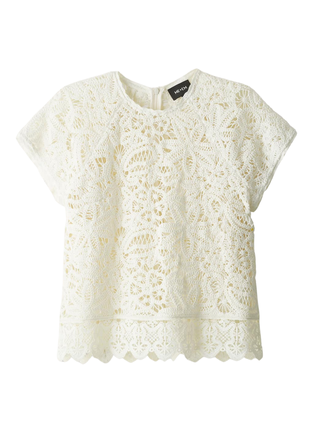 2-in-1 Crochet Tee Lace Crochet