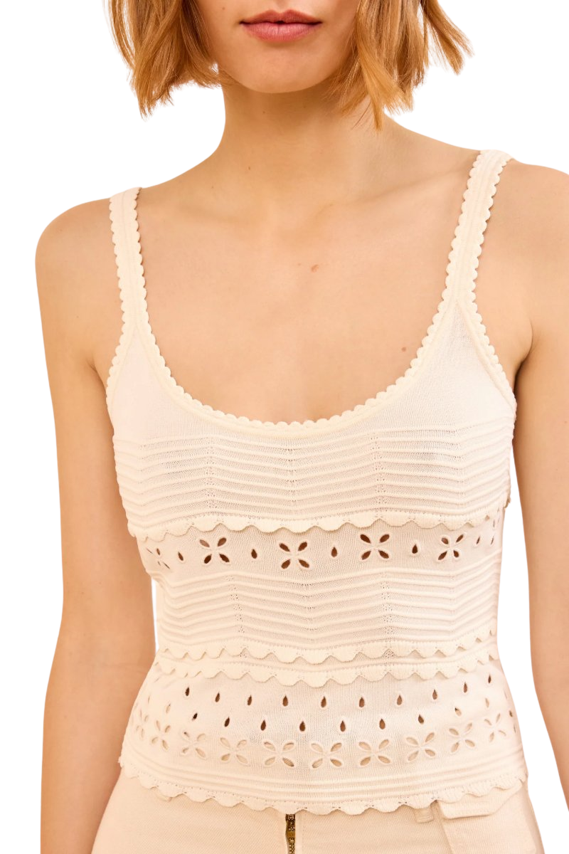Esme Eyelet Knit Camisole