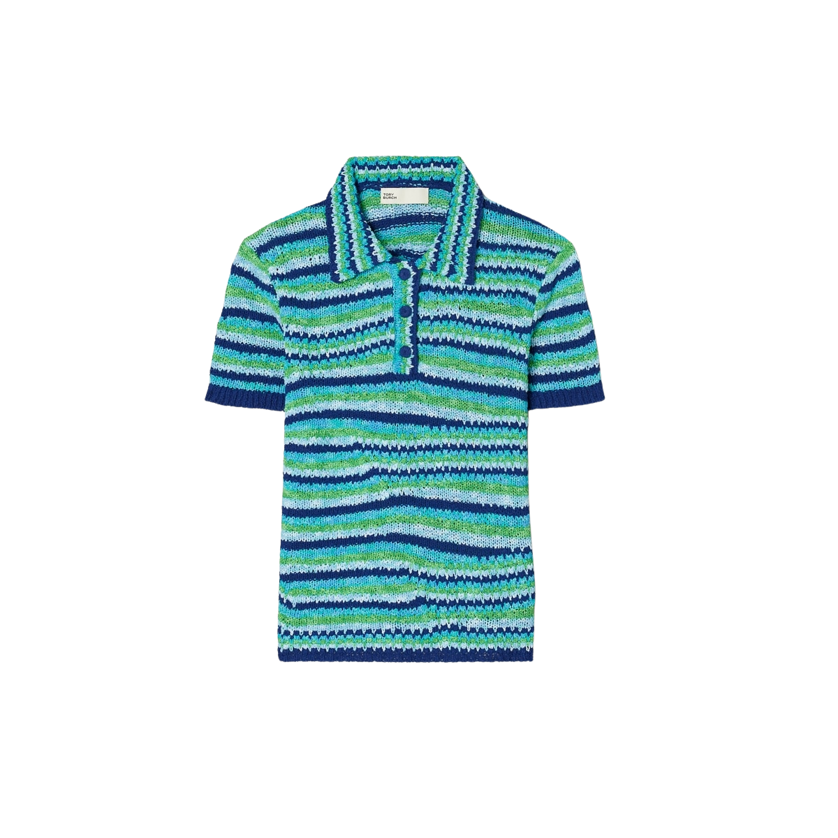 STRIPED COTTON POLO