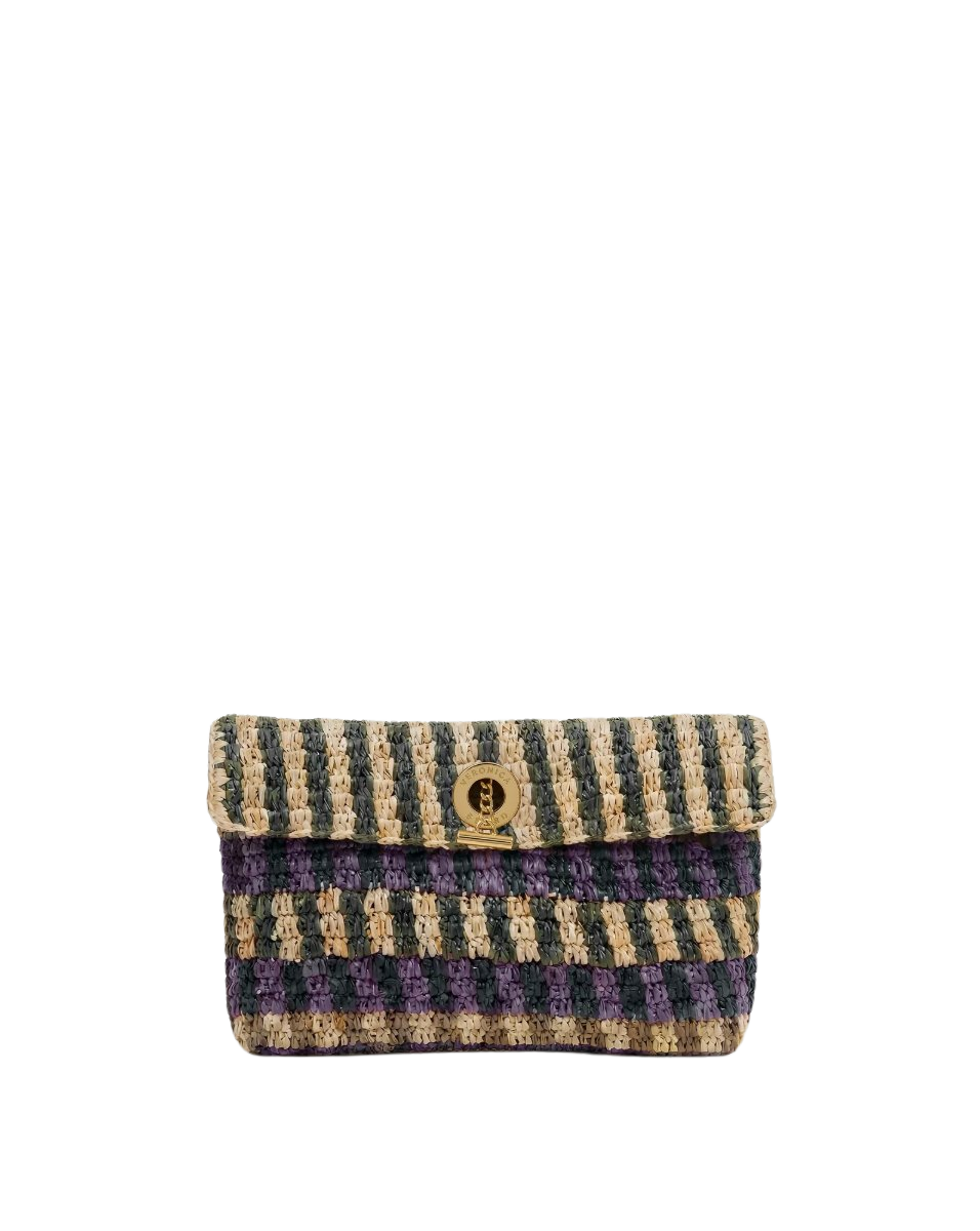 Raffia Anchor Clutch